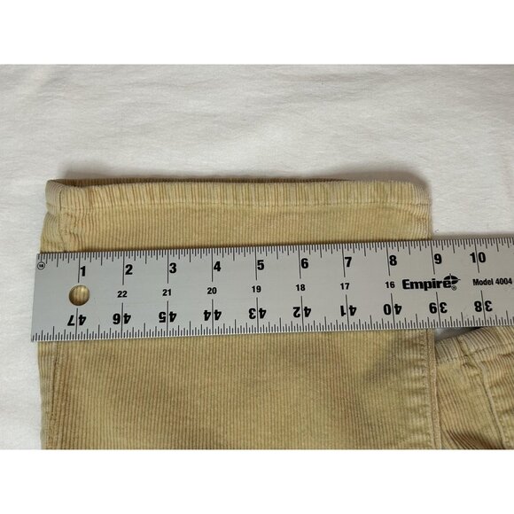 Lands' End Corduroy Pants Womens 10 Tan Straight Leg Stretch Mid Rise Very Soft - Picture 7 of 12